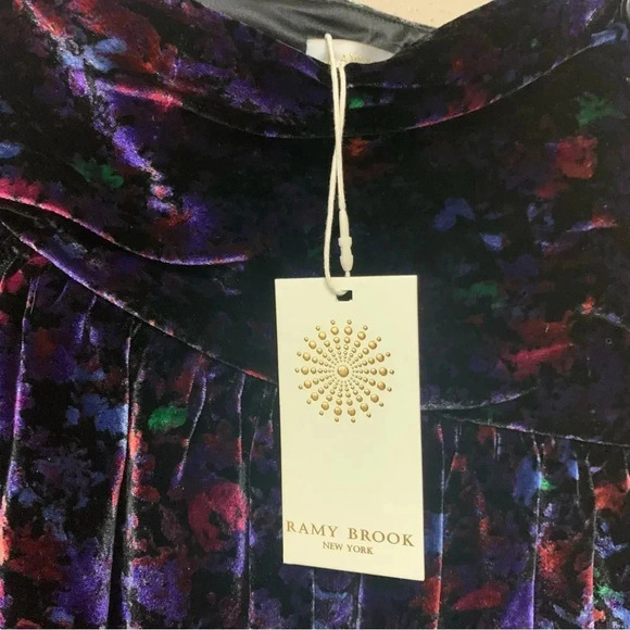 Ramy Brook Printed Malbec Skirt Size 12 NWT New Velvet - Picture 8 of 10